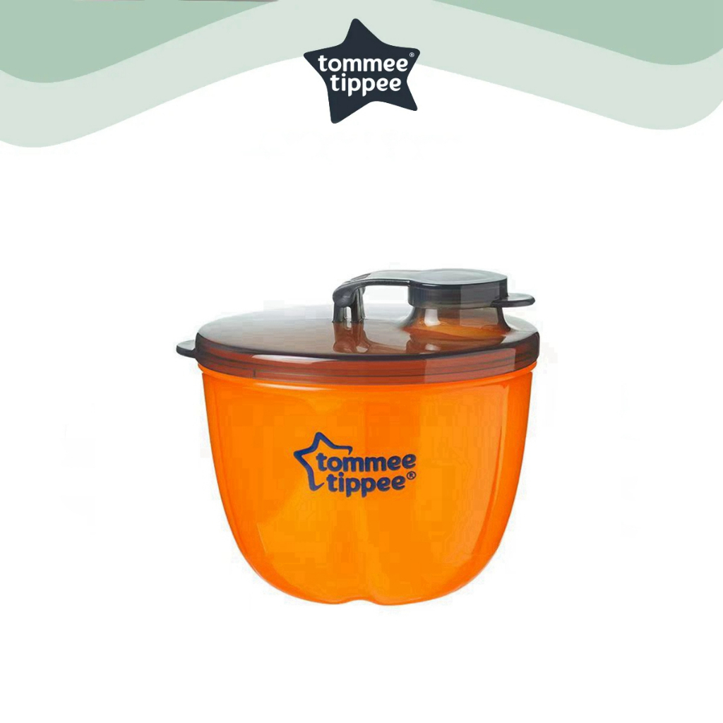Tommee Tippee เครื่องจ่ายอาหารผงทารกเดี่ยว เครื่องจ่ายสูตรให้อาหารแบบพลิกด้านบน (ใส่เสิร์ฟ 9 ออนซ์สูงสุดสาม)
