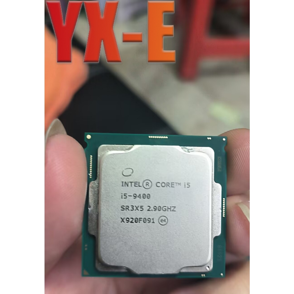 YX-E 9Th Gen Intel Core i5-9400 LGA 1151 โปรเซสเซอร์ CPU Six-Core Coffee Lake 2.9GHz