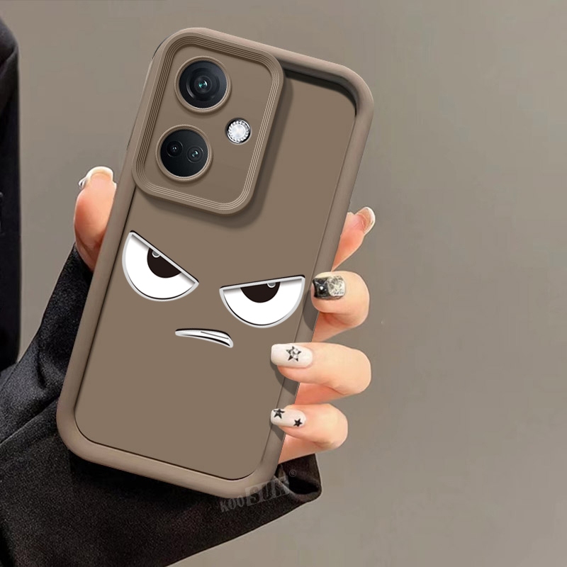 เคสสําหรับRealmeหมายเหตุ60 50 60X RMX3933 RMX3834 การแสดงออกที่น่ารักซิลิโคนนุ่มเคสโทรศัพท์ฝาหลัง