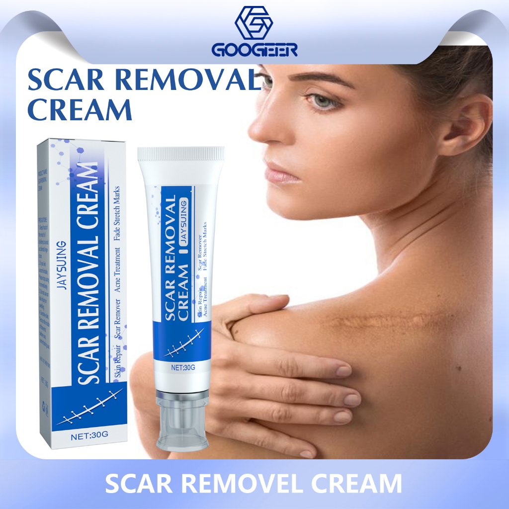 Jaysuing Scar Removal Cream Dark Scar Smoothing Firming Skin Repair Cream