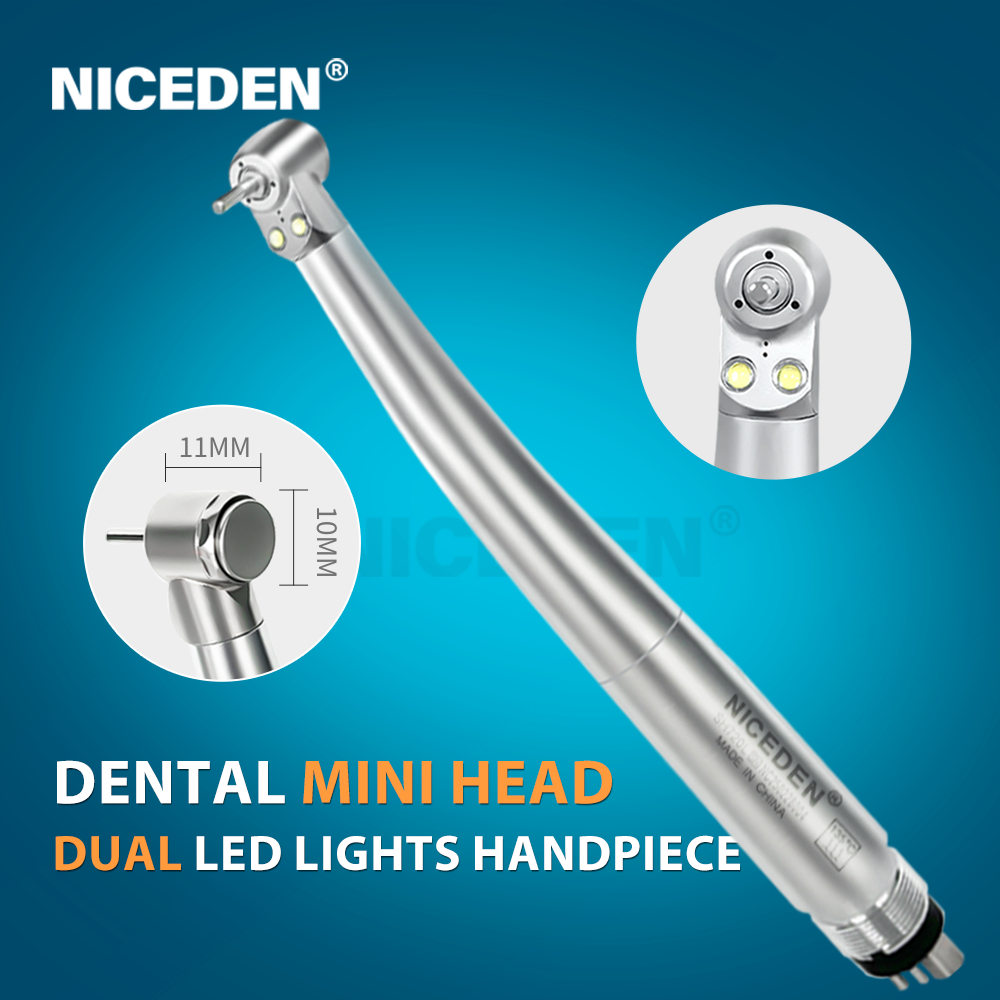 Niceden Dental LED Handpiece ความเร็วสูง Mini Head
