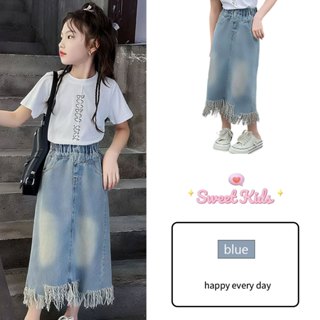 SweetKids พร้อมส่งจากกทม🌸กระโปรงเด็ก🍓กระโปรงยีนส์สําหรับเด็ก…