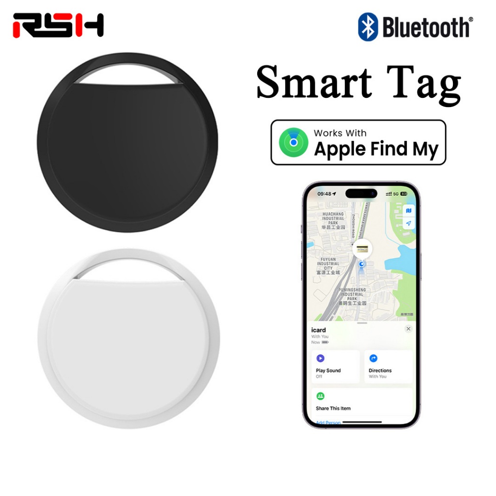RSH SmartTag GPS Tracker Mini Item Finder สําหรับ iOS Anti-Lost Reminder อุปกรณ์ Locator Key Pet Finder