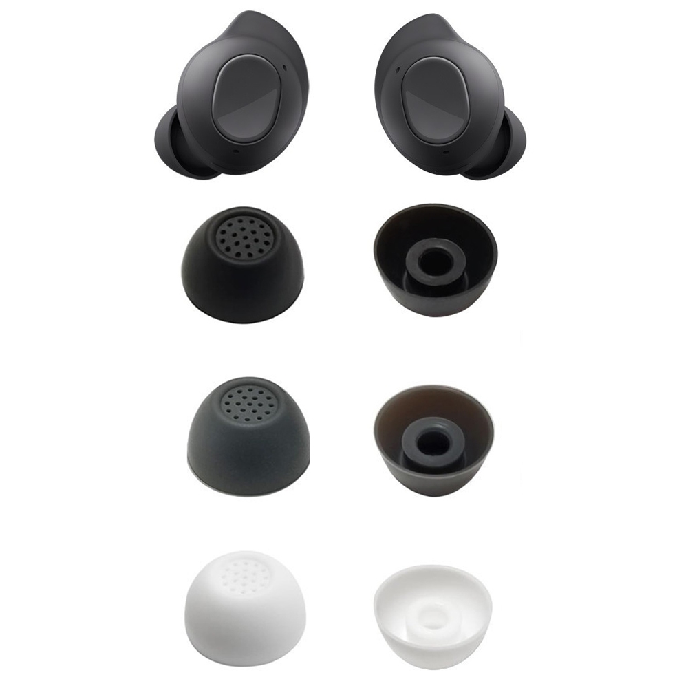 เคล็ดลับซิลิโคนทดแทน 3 คู่ เข้ากันได้กับ Samsung Galaxy Buds Core และ Galaxy Buds FE, จุกหูฟังยางนุ่มสําหรับ Galaxy Buds fe SM-R400N, Fit in case