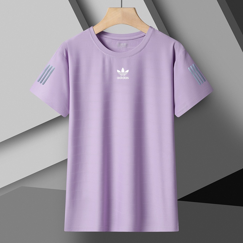 [ข้อเสนอพิเศษจำกัดเวลา] เสื้อยืดแขนสั้นสุภาพสตรีผ้าไหมน้ำแข็งเย็นสบายยืดแห้งเร็วสำหรับกีฬาจ๊อกกิ้ง