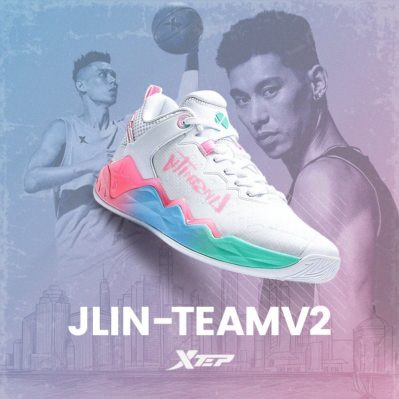 【xtep】JLIN-TEAM | Jeremy lin รองเท้าบาสเกตบอลกลางแจ้ง