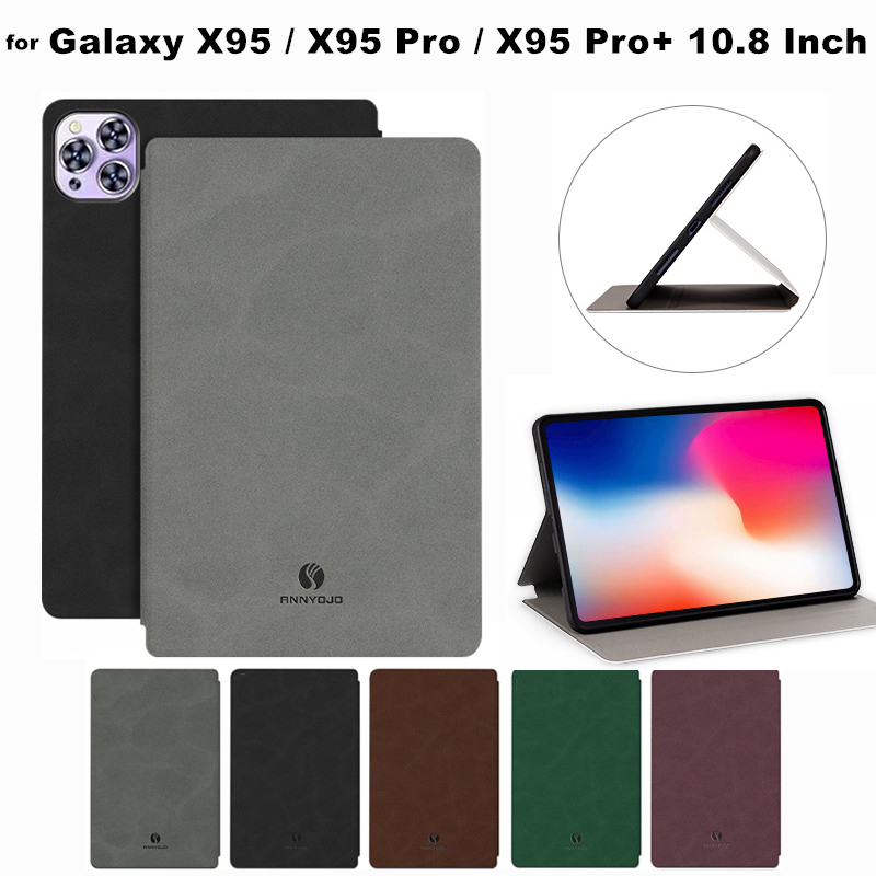 for Galaxy X95 / X95 Pro / X95 Pro+ 10.8 Inch Case Skin Feel Tablet Protective Flip Stand PU Leather