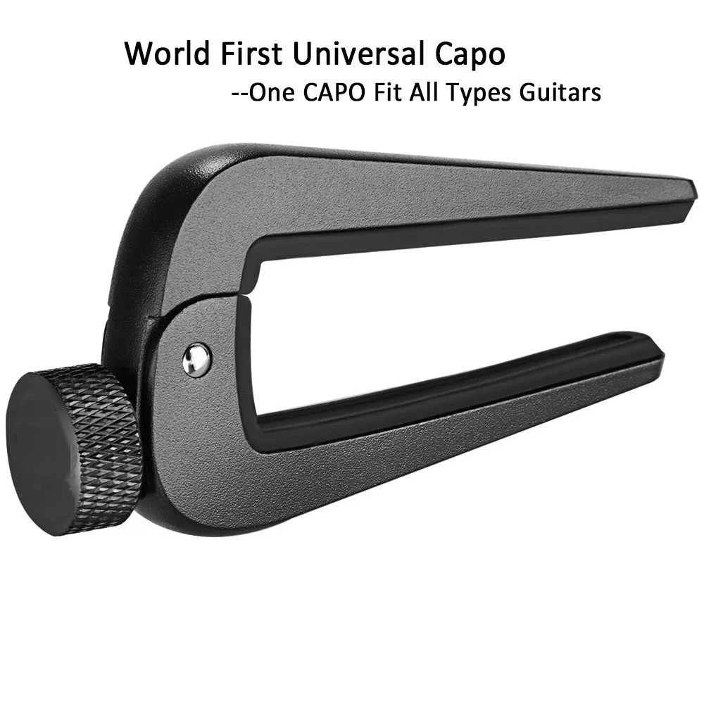 [ในสต็อก] กีตาร์แบบปรับได้กว้าง Capo Fit สําหรับกีตาร์ไฟฟ้าคลาสสิกอะคูสติก 6 และ 12 สาย,เบส,Mandolin,Ukule