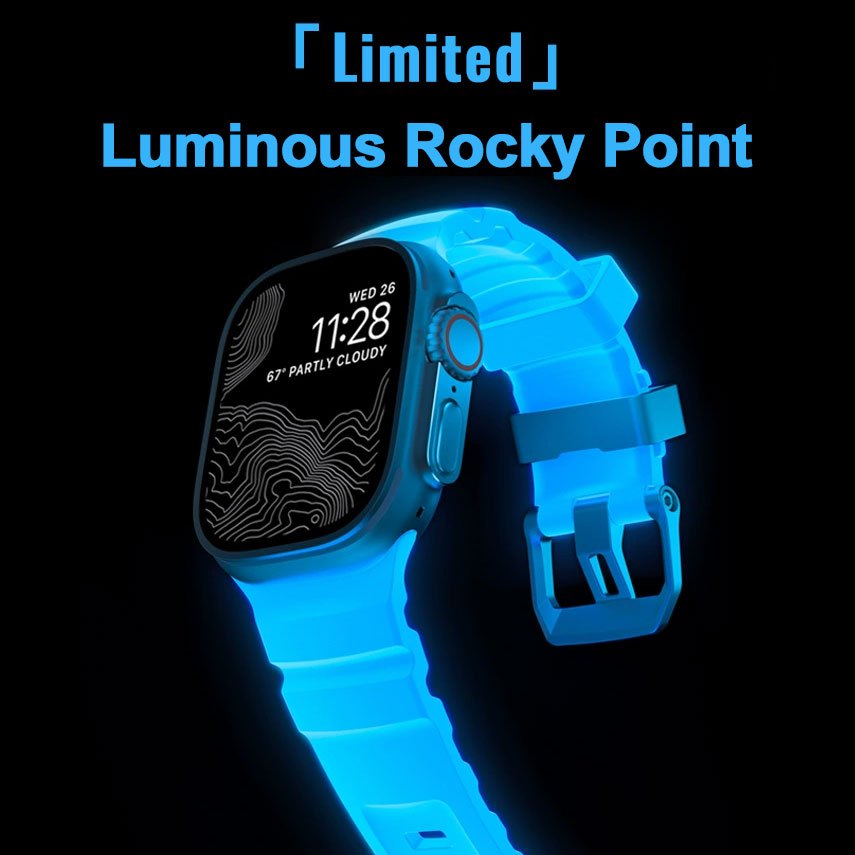 จํากัด Luminous Rocky Point Band สําหรับ iWatch Series 11 Ultra3 49 มม.46 มม.สายนาฬิกาไม่มี Mad Adve