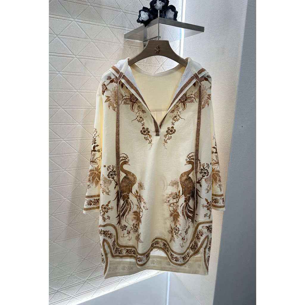 2025 ล่าสุด Z เสื้อเบลาส์แขนสั้นแอปริคอทและกางเกงขายาวขนาด:S_L rjE