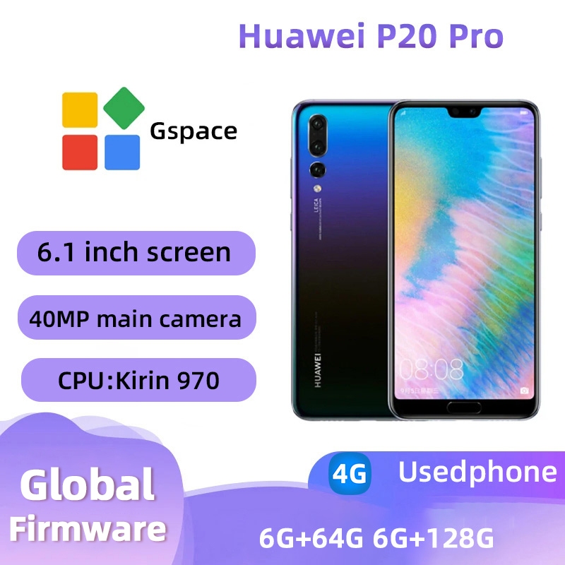 HUAWEI P20 Pro(4G)สมาร์ทโฟนปลดล็อค 128GB All Colours Good Condition โทรศัพท์มือสองต้นฉบับ