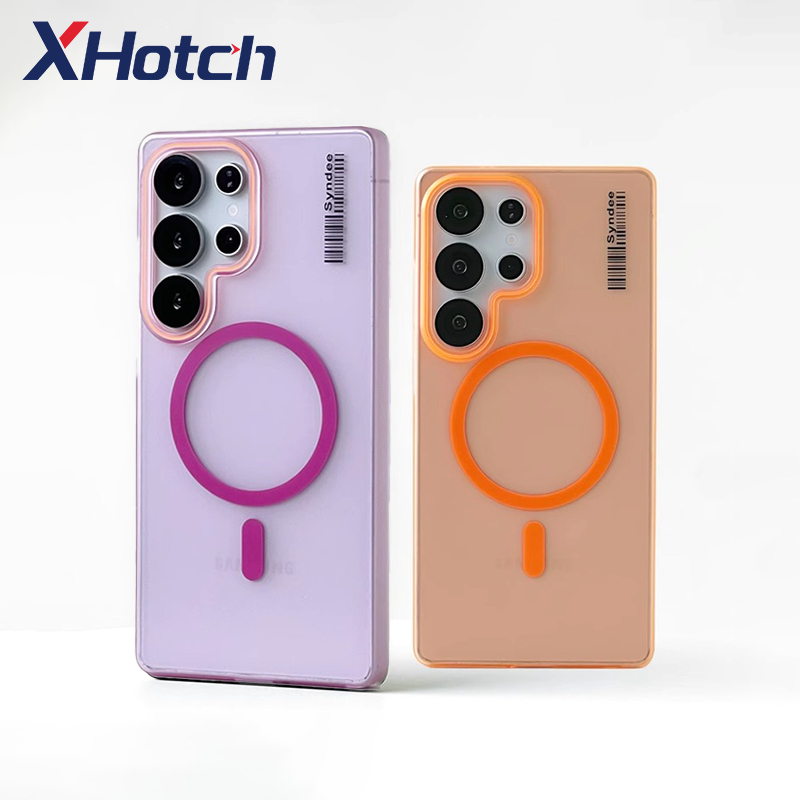 SAMSUNG XHotch Ultra-thin Semiโปร่งใสแม่เหล็กเคสโทรศัพท์เหมาะสําหรับSamsung Galaxy S26 S25 S24 S23 S22 Plusผิวรู้สึกและAnti DropสําหรับS25 S24 S23 S22 Ultra Simplicityปลอก – โปรปัง