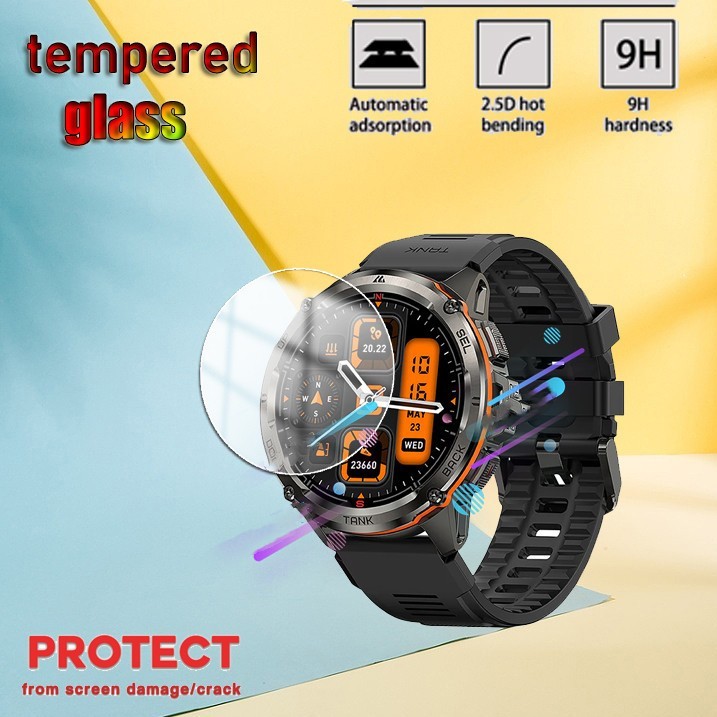 Kospet TANK T2 / T3 Ultra ฟิล์ม 9H กระจกนิรภัยป้องกันหน้าจอ KOSPET TANK T2 T3 Ultra ฟิล์มใส KOSPET T