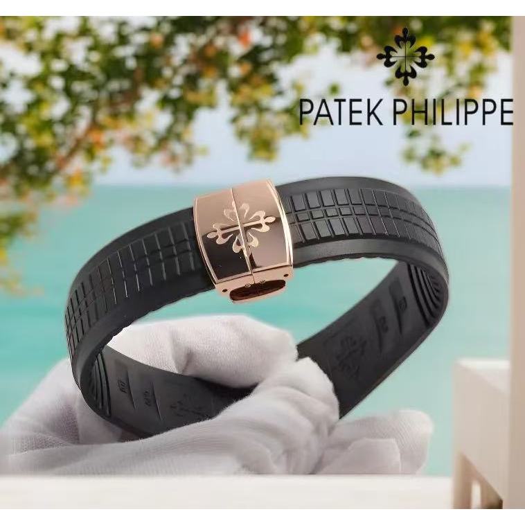สายรัดยางซิลิโคน Patek Philippe Nautilus สำหรับ 5711/1A, 5726/1A, 5990/1A "สายรัดกันน้ำและสบาย"