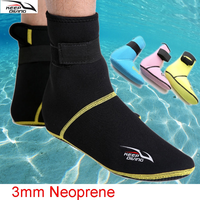 KEEP Diving 3MM Neoprene รองเท้าดําน้ํา Fins ถุงเท้าชายหาดป้องกันเท้า