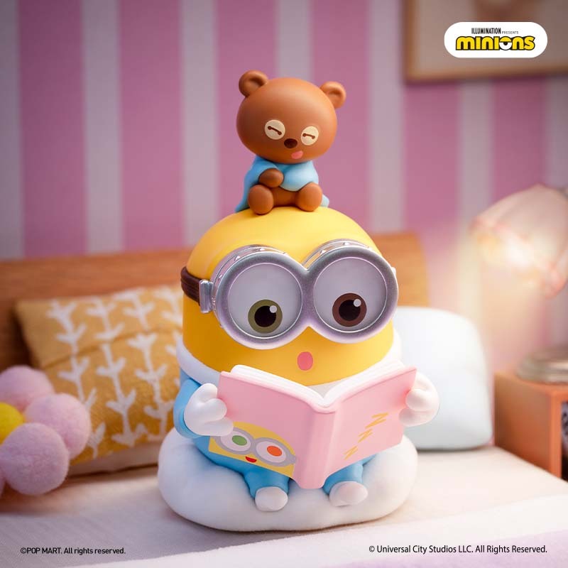ของแท้ POPMART POPMART Minions BOB และ TIMS Bedtime Fantasy Story Series เครื่องประดับรูป