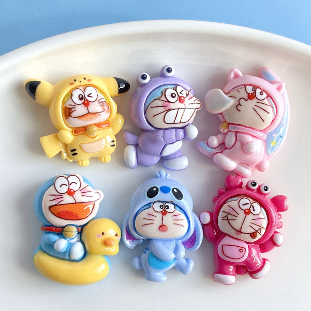 10 ชิ้น Dora Amon ในเครื่องแต่งกายเสน่ห์น่ารักสําหรับ DIY (3-73)