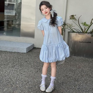 3-14 ปีสาวแต่งตัวเด็กชุดเด็กชุดเด็กแต่งตัวสาวหวานตุ๊กตาปกดอก…