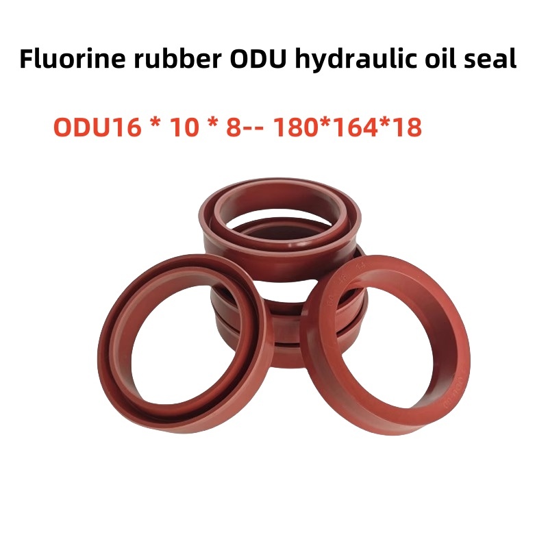 ODU16 * 10 * 8- ODU180*164*18 Fluororubber ODU/YXD/Y-รูปไฮดรอลิกซีลน้ํามันขนาดใหญ่ D-hole ลูกสูบ fra