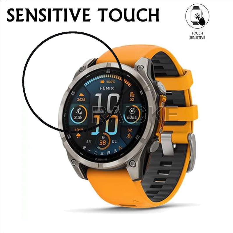 3D Screen Protector สําหรับ Garmin Fenix 8 7 7S 7X HD หน้าจอสําหรับ Fenix 8 43/47/51mm