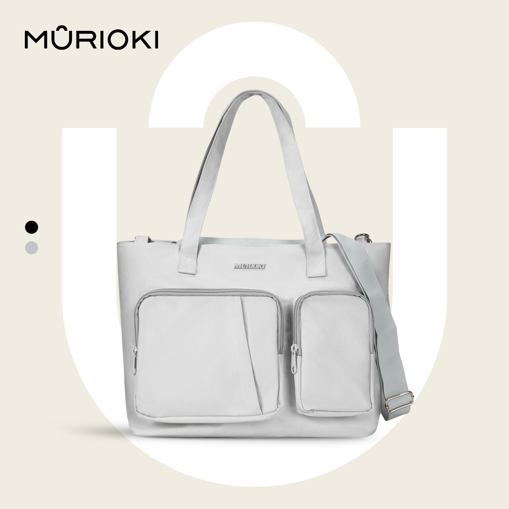 MURIOKI-Canyon Laptop Tote Bag for School with Headphone Bag G1021 (35*15*29CM)