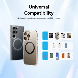 Vention Ring Sticker 2-Pack Magnetic Phone Ring Adapter สําหรับการชาร์จ MagSafe/Car Mount