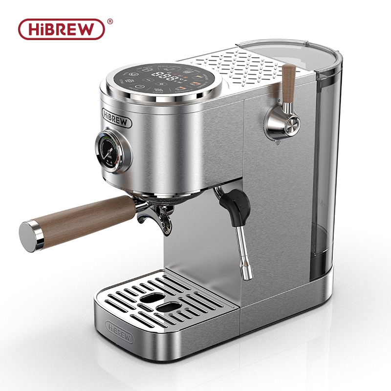 HiBREW เครื่องชงกาแฟเอสเปรสโซกึ่งอัตโนมัติ 3 ระดับอุณหภูมิปรับเย็น/ร้อน 20Bar เครื่องชงกาแฟ Cappuccino H13
