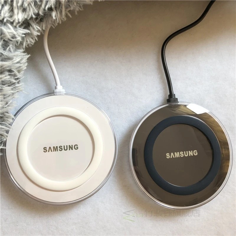 Samsung S6 S7 Edge Qi Wireless Charger Fast Charging Pad EP-PG920I สําหรับ Galaxy Z พับ Flip 6 5 4 3