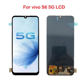 ใช้ได้กับ Vivo S6 Screen Assembly S7e/Y73s Touch X50e/G1/V20 จอแสดงผล LCD ภายในและภายนอก