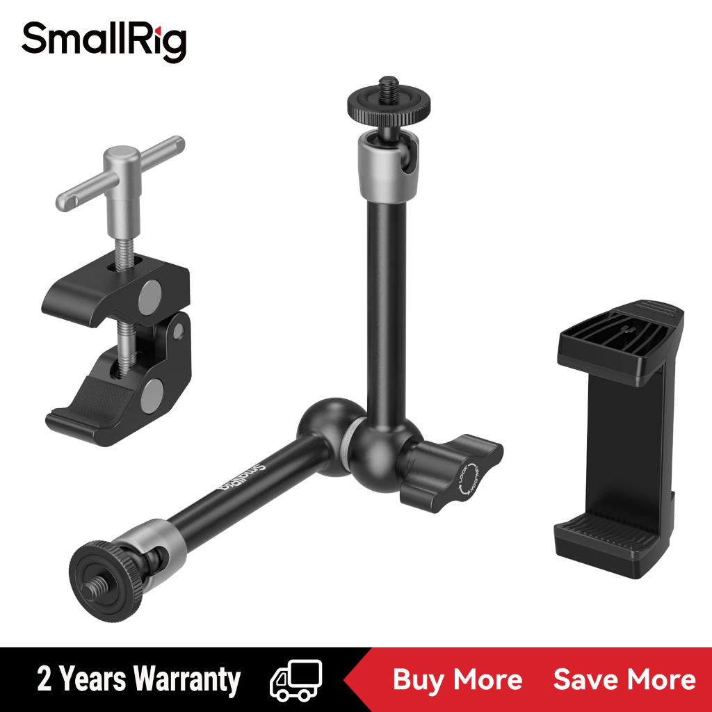 SmallRig ที่หนีบรูปปูสําหรับโทรศัพท์ (9.8") สําหรับกล้องแอคชั่น สมาร์ทโฟน จอ LCD/ไฟ LED  #5326