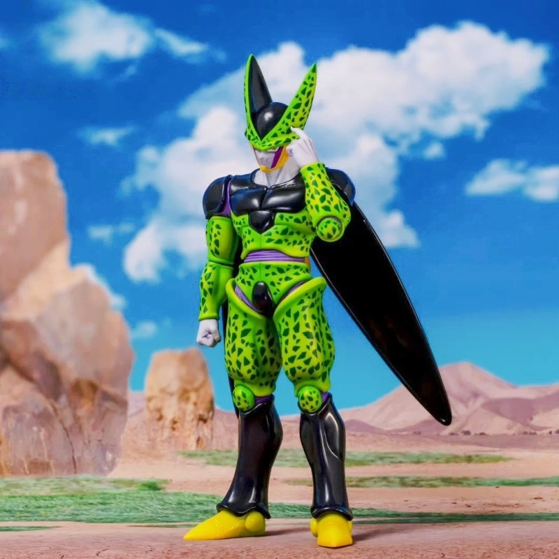 30 ซม.Dragon Ball อะนิเมะ Perfect Cell ยืนรูป PVC Action Figure ตุ๊กตาสะสมรูปปั้นของเล่นตุ๊กตาของขวัญ