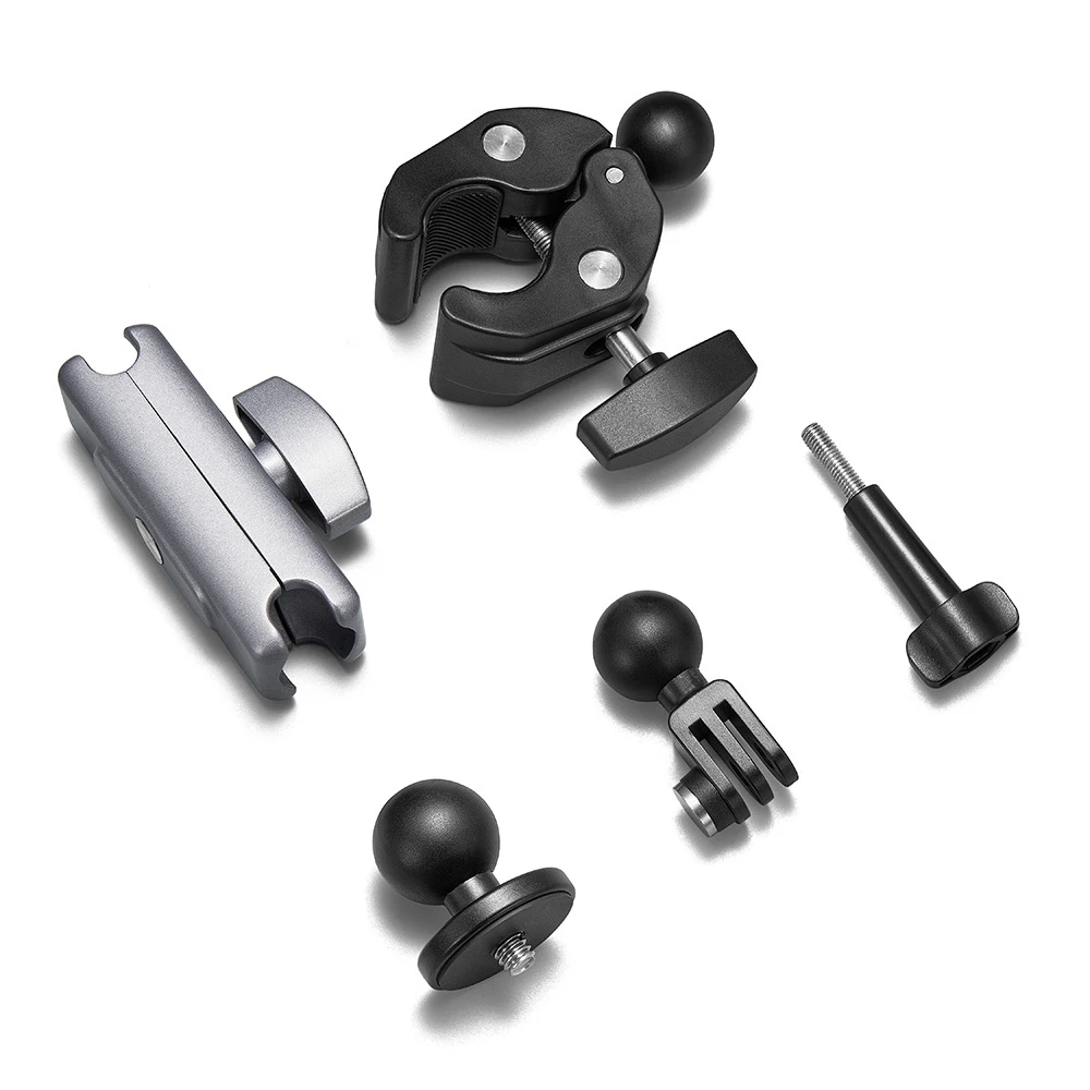 ที่ยึดแฮนด์จักรยานรถจักรยานยนต์สําหรับที่วางกล้องแอคชั่น Bicycle Motorcycle Handlebar Mount Clip for Dji OSMO 360 /Action 5 pro / Insta360 X5 thumbnail 9