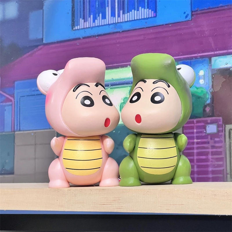 12 ซม.Crayon Shin-Chan อะนิเมะรูป Nohara Shinnosuke Cos จระเข้ PVC Action Figure เครื่องประดับ Mini คอลเลกชันตกแต่งของเล่น