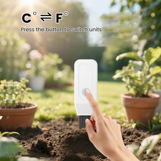 SMATRUL Tuya Zigbee WiFi ไร้สายเครื่องวัดความชื้นดินอัจฉริยะอุณหภูมิความชื้นเครื่องทดสอบโทรศัพท์มือถือเวลาจริง MonitorTuya สมาร์ทดิน Moist Sensor Monitor ดิจิตอลพืช Gras