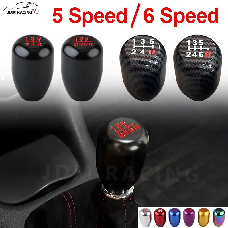 Universal Racing 5/6 ความเร็วอลูมิเนียมเกียร์รถ Shifter Knob เกียร์ธรรมดาเกียร์ Shift Knob Shift Lever อัตโนมัติ