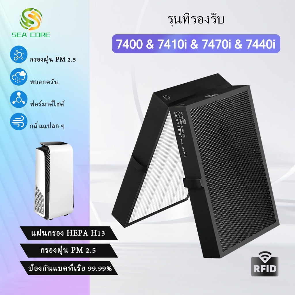 H13 เปลี่ยนกรองอากาศสําหรับ Blueair ป้องกัน 7400/7470i/7410i/7440i เครื่องฟอกอากาศที่ดีที่สุดบ้านกรอง Hepa