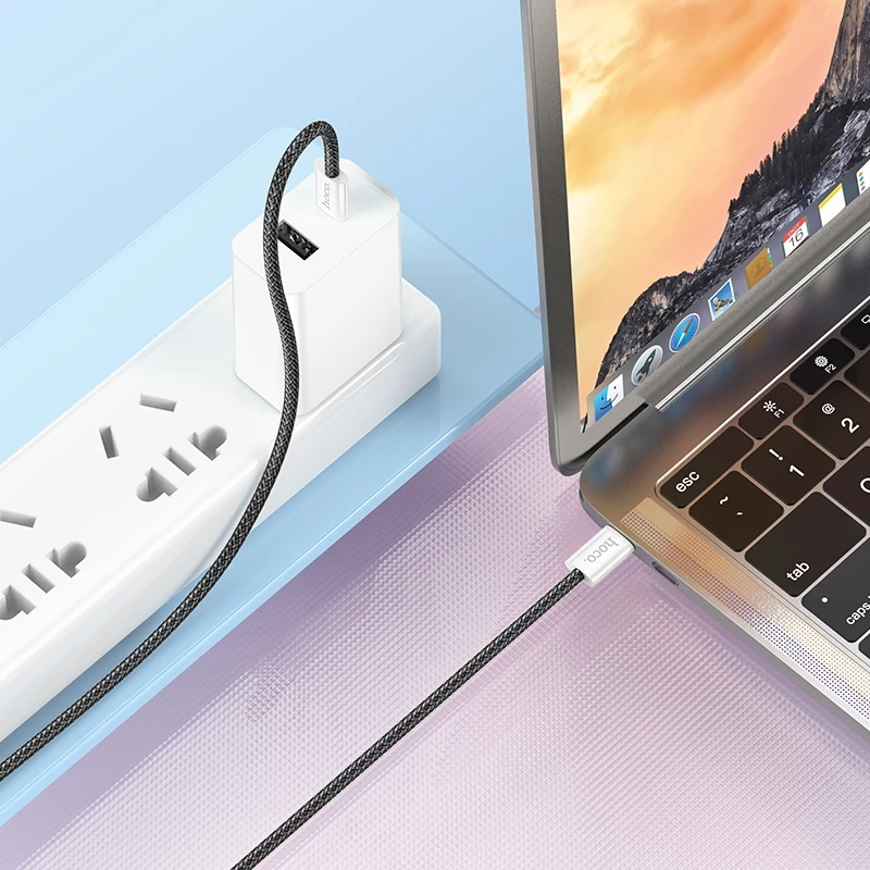 hoco. สายชาร์จ X104 Charging Data Cable PD 60W Fast Charge สายชาร์จชาร์จเร็ว Type-C to Type-C ความยาว1M/2M thumbnail 7