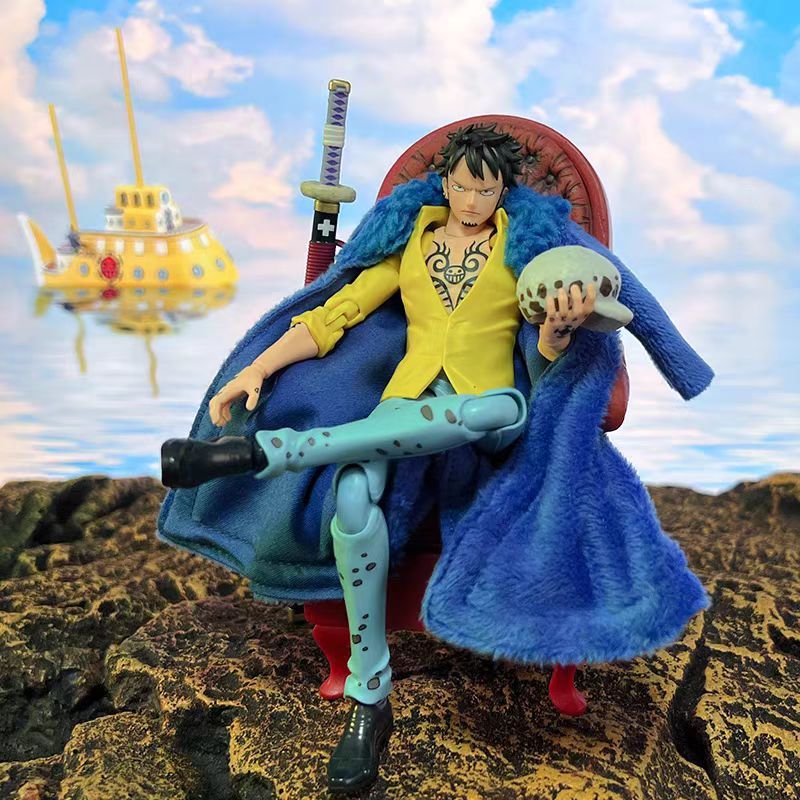 SHF One Piece One Piece เสื้อคลุม Trafalgarlo ไม่มีตุ๊กตา
