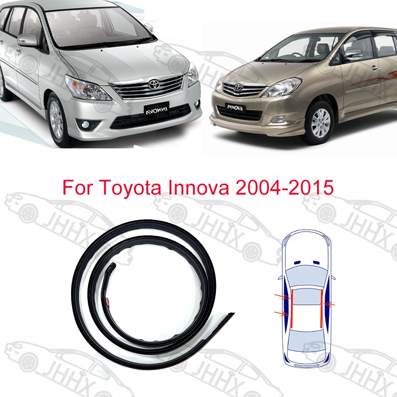 แถบซีลยางหลังคารถสําหรับTOYOTA INNOVA 2005 2006 2007 2008 2009 2010-2015 ยางหลังคารถMoulding Airstrip