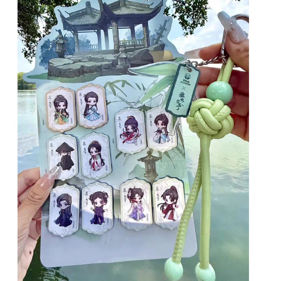 แม่เหล็กติดตู้เย็น Love In Pavilion x ChaPanda  Liu shishi Zhang Yunlong Ding yuxi Meng ziyi Wu xuan