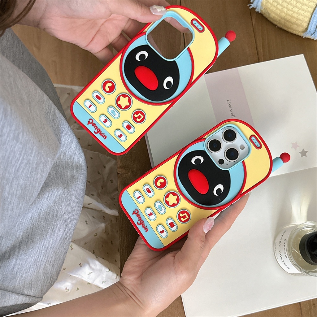 สําหรับIphone Case 16 Pro Max 15 Pro Max 14 Pro Max 13 Pro Max 3Dสเตอริโอซิลิโคนนุ่มกรณี