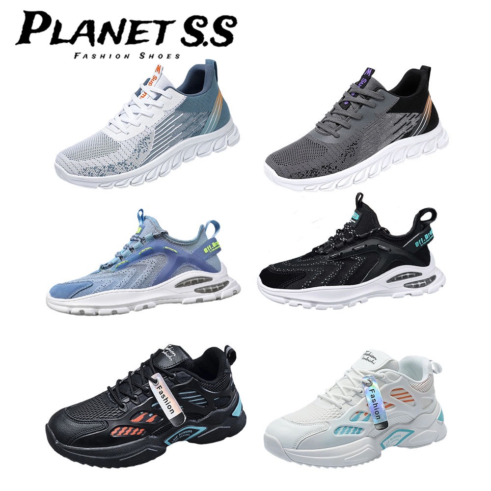 ลดล้างสต๊อก! รองเท้ากีฬาผู้ชาย 39-44 รองเท้าผ้าใบวิ่งระบายอากาศสําหรับนักเรียนรองเท้าลําลองน้ําหนักเบาสําหรับโรงเรียนและยิม