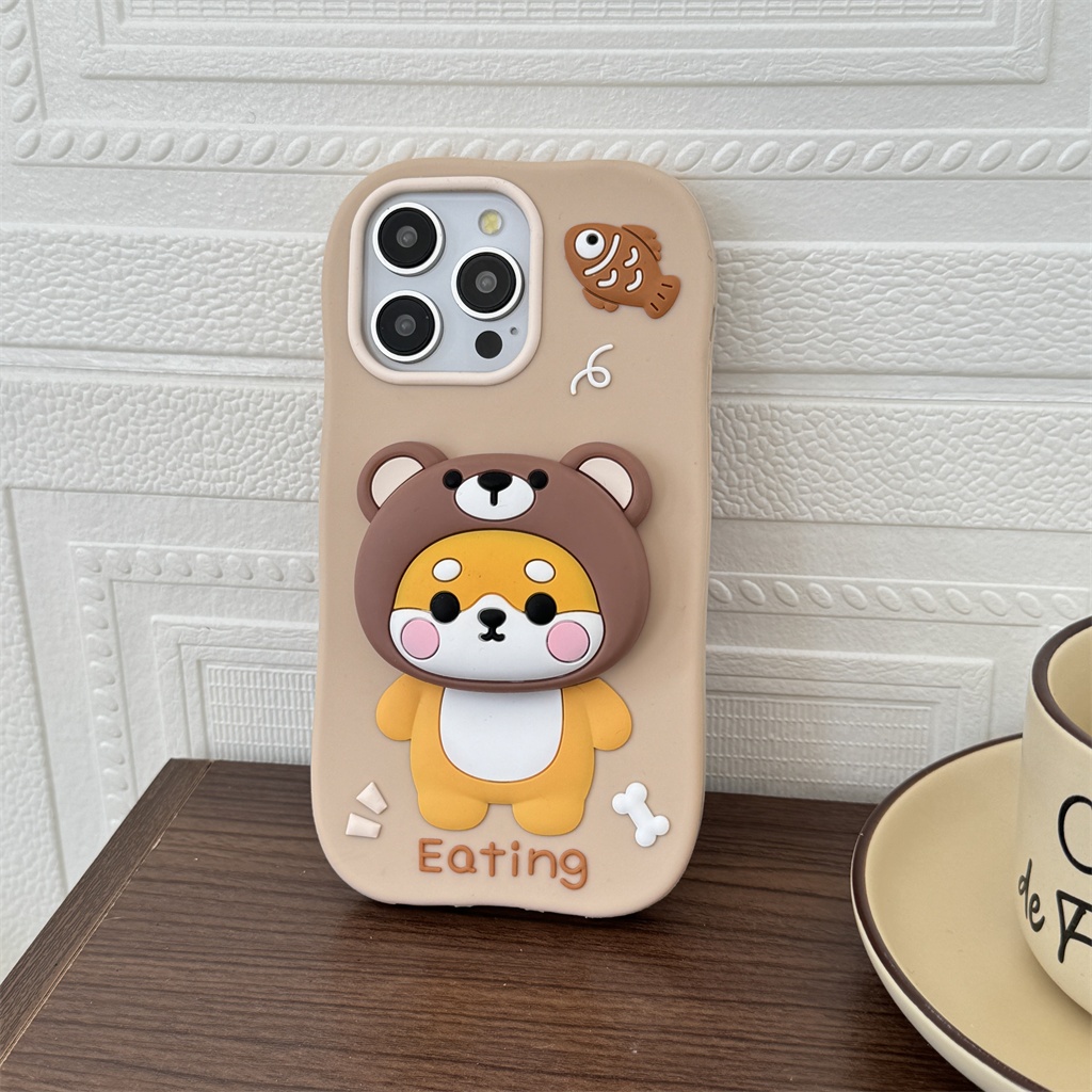 สําหรับIphone Case 16 Pro Max 15 Pro Max 14 Pro Max 13 Pro Max 3Dสเตอริโอซิลิโคนนุ่มกรณี - รูปที่ 6