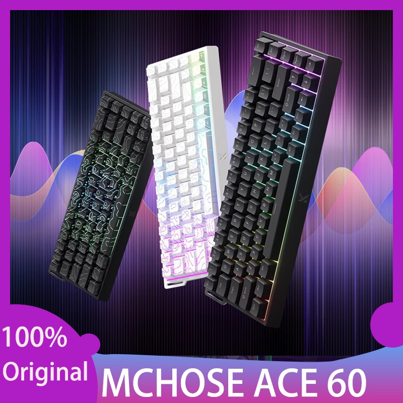 Mculies Ace 60x Ace 60 Pro Magnetic Axis Mechanical Keyboard แบบมีสาย latency ต่ําคีย์บอร์ดเกม PC