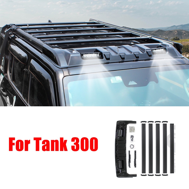 สําหรับ Great Wall GWM Tank 300 ถัง 300 Feixing ชั้นวางสัมภาระสปอยเลอร์ Spotlight ภายนอกอุปกรณ์เสริมพิเศษ