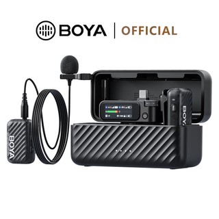 BOYA BOYAMIC 2 Wireless Microphone AI-Powered Recording Noise Cancelling Mic for Vlogging Interview
