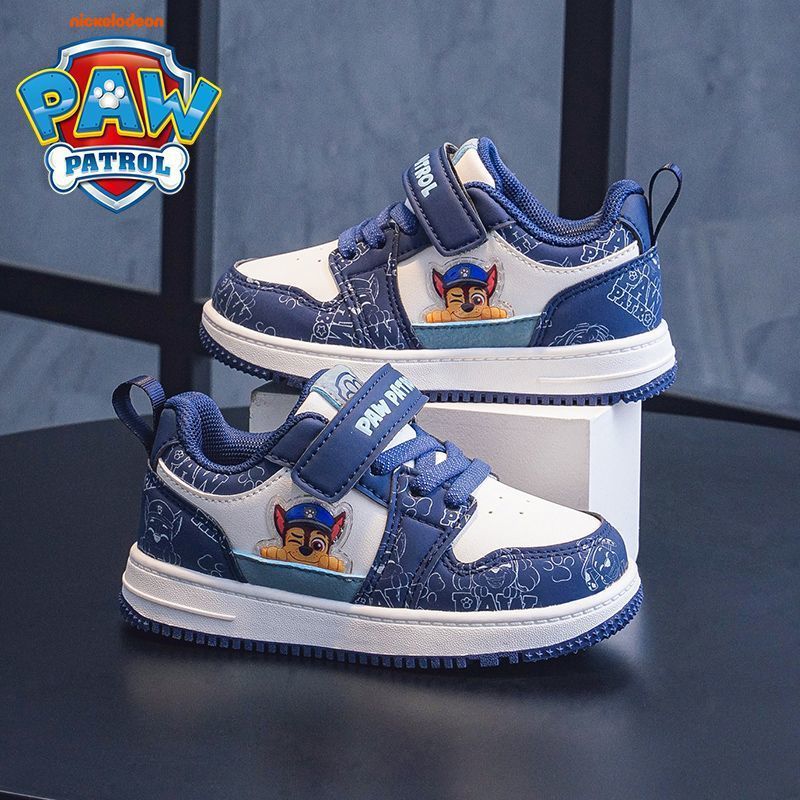 paw patrol วังทีมรองเท้าเด็กฤดูใบไม้ผลิฤดูใบไม้ร่วงสไตล์ใหม่น่ารักนุ่มพิเศษสบายๆสบายรองเท้าผ้าใบรองเท้าผ้าใบ
