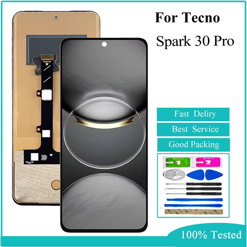 6.78 "สําหรับ Tecno Spark 30 Pro KL7 จอแสดงผล LCD Touch Screen Digitizer Assembly อะไหล่