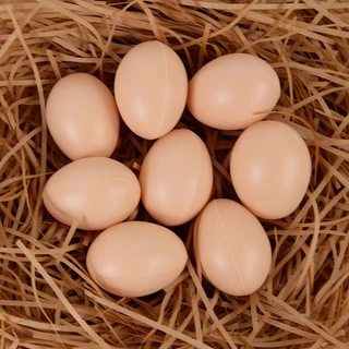 1/5/10 ไข่ปลอมไก่สัตว์ปีกฟักไข่จําลองไข่เทียมทําเองทาสีของเล่น