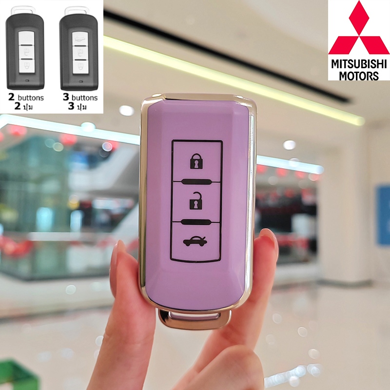 Tpu ปลอกกุญแจรถ ทนทาน MITSUBISHI X Force Mirage Triton Pajero Xpander Attrage ASX Outlander พวงกุญแจ สวยงาม - รูปที่ 6